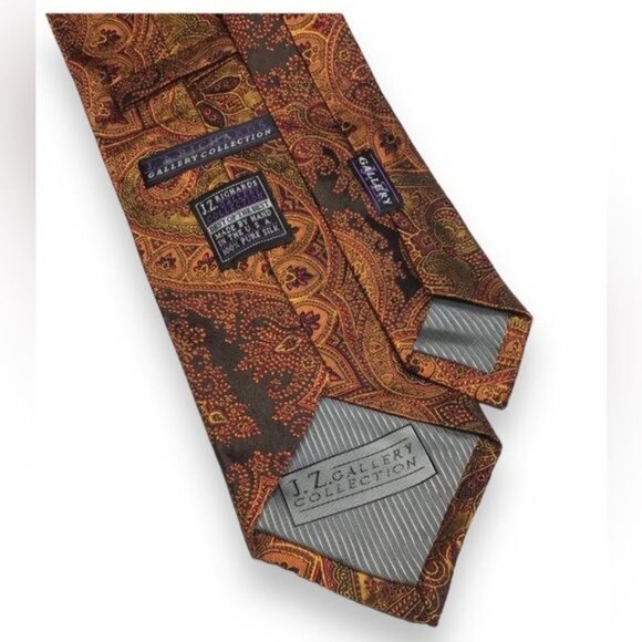 JZ Richards Gallery Collection Best of the Best Silk Necktie, 60”x3.8” - Picture 3 of 3